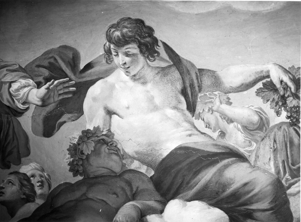  221-Giovanni Lanfranco-Il concilio degli dei, sileno-Galleria Borghese, Roma 